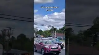 C7 CORVETTE ALMOST CRASHES 😱 TikTok: charlottecars #shorts
