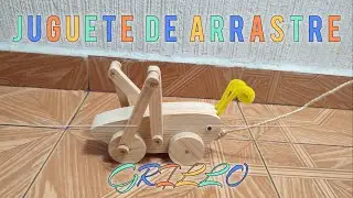 como hacer #juguete #madera de arrastre - #grillo, #juguetes para #niñ@s #ninosfelices #diycrafts