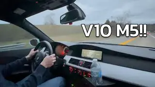 Picking up an E60 M5 after a $15,000 service