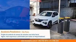 Cancela eletrônica i10 Brushless Inove Certo com leitor facial Intelbras