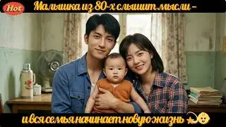 [Русская озвучка] Малышка из 80 х слышит мысли — и вся семья начинает новую жизнь 💫👶