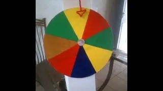 COMO hacer una ruleta de cartón.Fazendo um cartão roulette