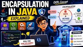Encapsulation in Java Explained | OOPs Concept with Real-Time Examples
