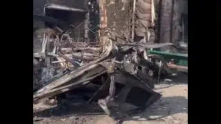 Автобаза ВСУ в Киевской области после 