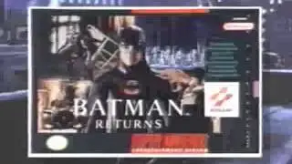BATMAN RETURNS Video Game By Konami