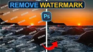 How to Remove Watermark from Images in Photoshop | Easy & Fast Method | Ayaz Inspire