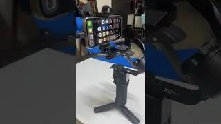iPhone 15pro max with ronin rs3 mini #youtubeshorts #iphone15promax #roninrs3mini #djironins
