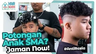💈High Fade With Curly Hair - Cut & Styling!