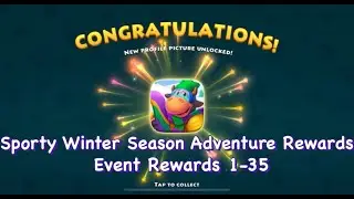 Township Gameplay: Season Adventure Rewards |Sporty Winter Rewards 1-35