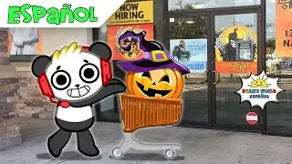 COMPRA DE DISFRACES DE HALLOWEEN con Combo Panda para una pasarela de Halloween.