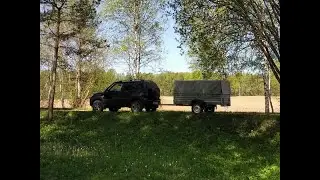 Нива Тревел и прицеп МЗСА.