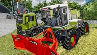 Mit dem XERION auf dem Silo - Häcksel-Finale! | FARMING SIMULATOR 22 3/3
