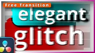 How To Create Cinematic Glitch Transition | Free Davinci Resolve [Step by Step] 