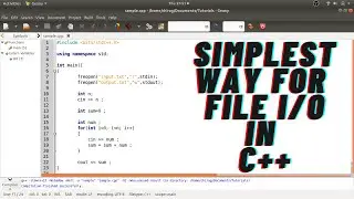 Read and write to files in C++ || Simplest way for File input/output in C++