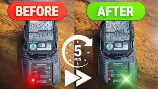 RYOBI 18V Battery Not Working? [Easy DIY Charging Hack]