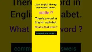Riddle | Learn English Through Impressive Content 