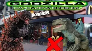 Los juguetes de Godzilla de ¿la cajita infeliz?