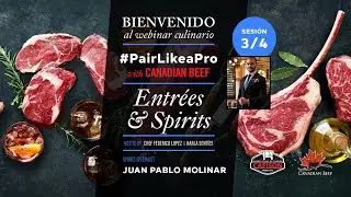Entradas de CARNE DE RES 🇨🇦 con maridajes de distintos LICORES Y DESTILADOS, en #PairLikeaPro 3