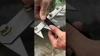 Sharp rake #rake #gardentool #gardentools #sharp #sharpen #diy #homemade #homemadetool