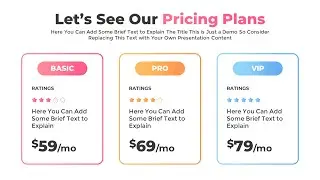 Animated PowerPoint Pricing Layout Template