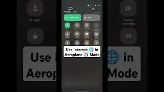 Now Use Internet in Airplane Mode 🌐✈️