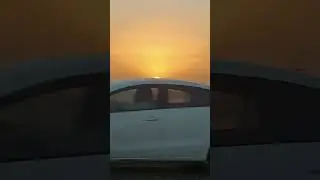 Sunset in Ath Thybiyah hafar albatin Saudi arabia