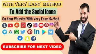 How To Add The Social Links On Your Website With Simple Method