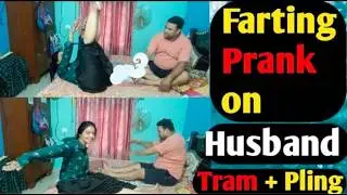 face farting prank husband/farting husband face/face sitting challenge husband-wife