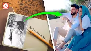 Transition from a Sketch or Drawing into video in kinemaster || Kinemaster Tutorial - Koushik Bhunia