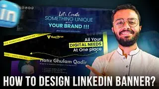 Linkedin Banner Design in Photoshop from Start to Finish !