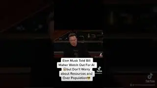 Elon Musk Says Watch Out For AI 😳but Don’t Worry About Overpopulation and Water!😎