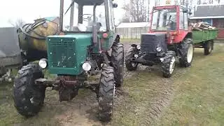 T-30A80 tractor firewood haul. Following in the footsteps of a famous vlogger...