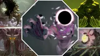GRIME - All bosses & Endings ( DLC+Secret Boss )