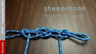 Knot Instruction - Sheepshank Man of War