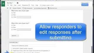 Google Forms   Confirmation Page and Send Options