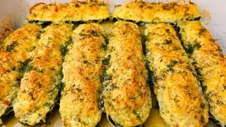 🇺🇦🍅🐣ФАРШИРОВАНІ КАБАЧКИ З КУРКОЮ. КАБАЧКОВІ ЧОВНИКИ. СМАЧНО ТА КОРИСНО. ЛІТНЯ СТРАВА.🐣🍅🇺🇦