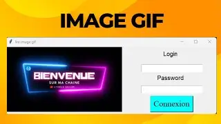 Intégrer une image gif (image animée) sur une page | Python avec Tkinter