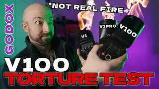 Godox V100 vs V1 Pro vs V1 Overheating Torture Test!