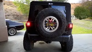 Jeep Center Mount License Plate to Heavy Duty Tire Carrier in 10 minutes!