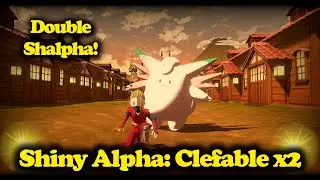 Double Shiny Alpha Clefable ✨ Pokémon Legends Arceus
