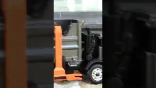 Unboxing Mack LR 1/87 Scale Side Loader Garbage Truck #shorts