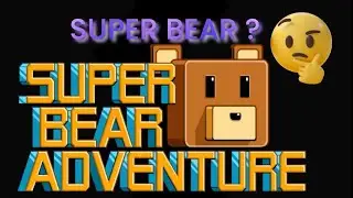 SUPER BEAR ADVENTURE стикеры в черепаший деревни и в зимнем биоме
