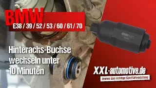 BMW: Buchse Hinterachse wechseln unter 10 Minuten! – Querlenkerlager, Silentlager Werkzeug