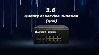 3.5 （User Manual）QoS （Quality of Service）of AVCOMM Switch