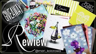 👀 REWIEW & ✨ GIVEAWAY | Amazing Gift | Beautiful postcards