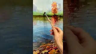 Осенние листья в воде