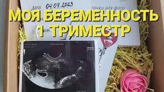 Моя беременность (8 месяцев попыток). Слёзы радости, анализы, врачи, УЗИ. 1 триместр.