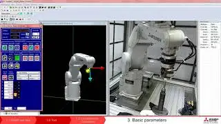 Robot Melfa programming - Lesson 5 Parameter Tool