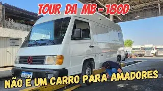 O TOUR MAIS ESPERADO DO YOUTUBE, É O DA MB-180D. MONTADO EM UMA VAN QUE PAGUEI R$ 18.000.00