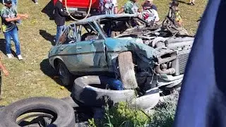 SA National Drag racing // Natie Booysen crash